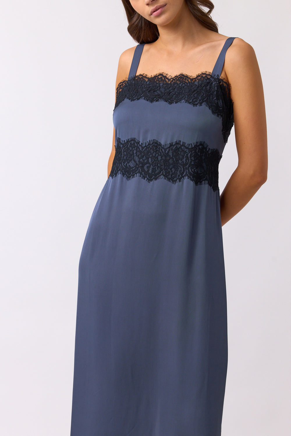 Chantilly slip dress