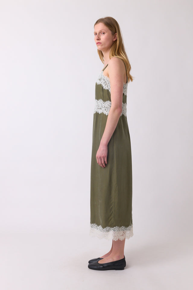 Chantilly slip dress