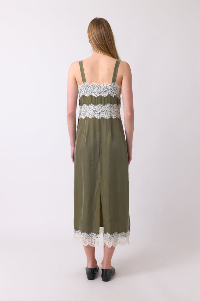 Chantilly slip dress