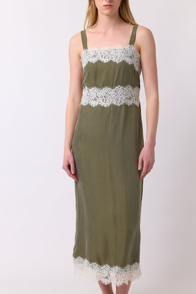 Chantilly slip dress