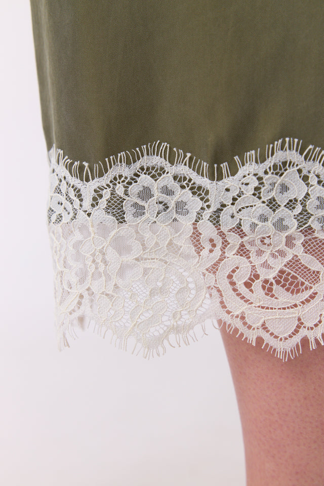 Chantilly slip dress