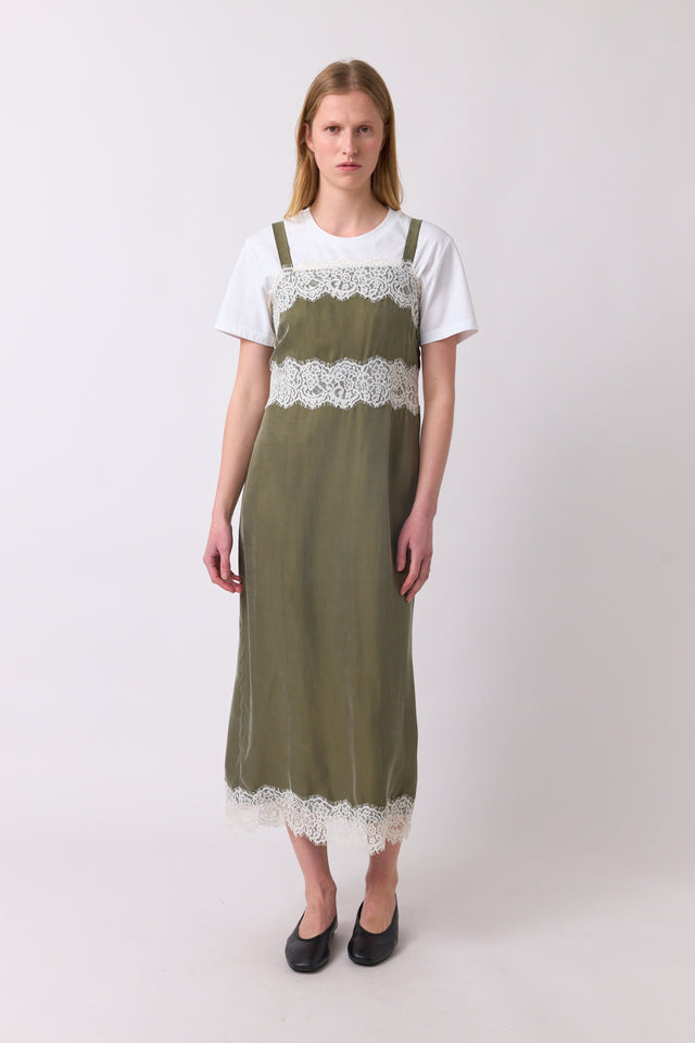 Chantilly slip dress