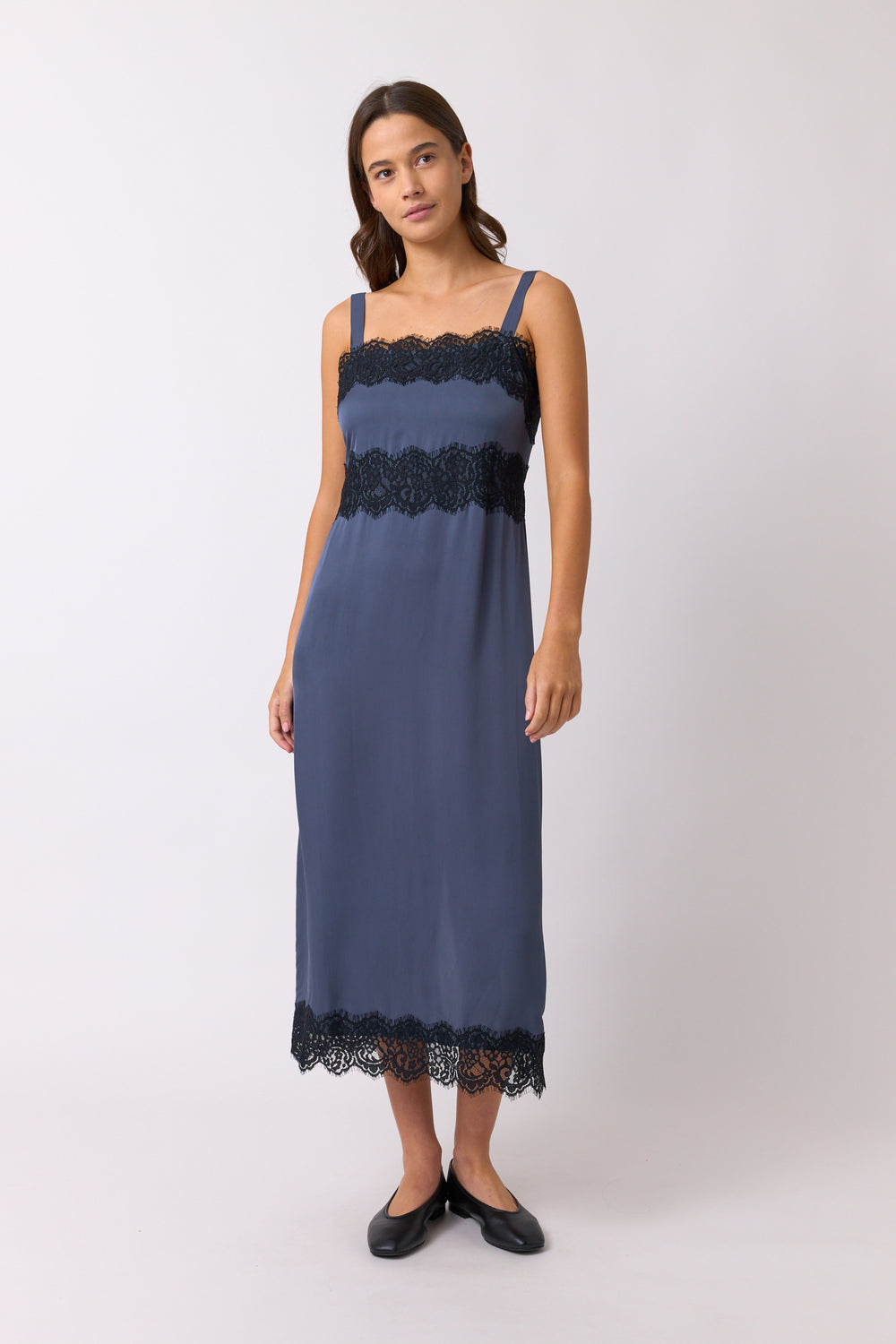 Chantilly slip dress