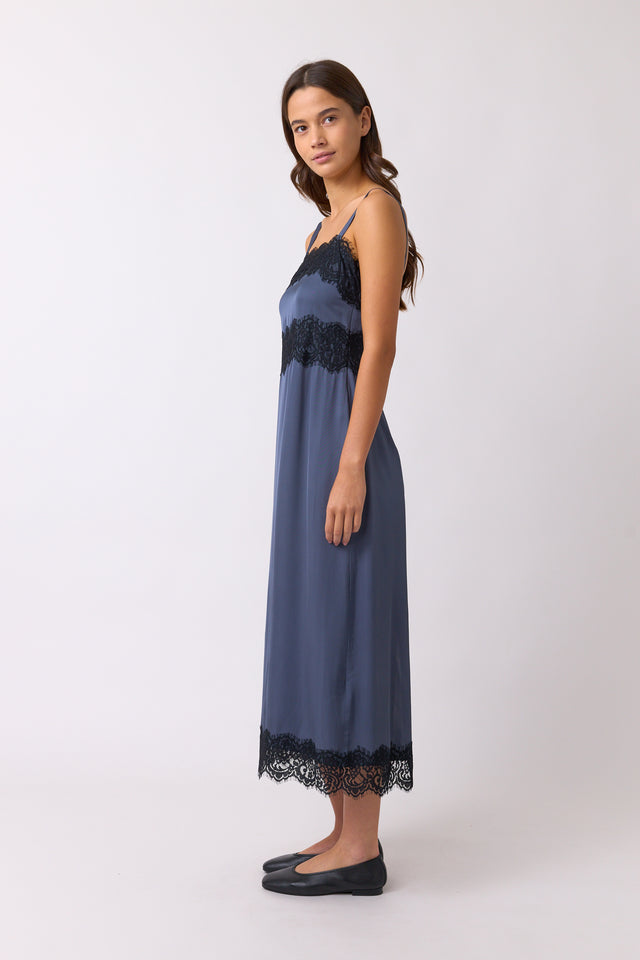 Chantilly slip dress
