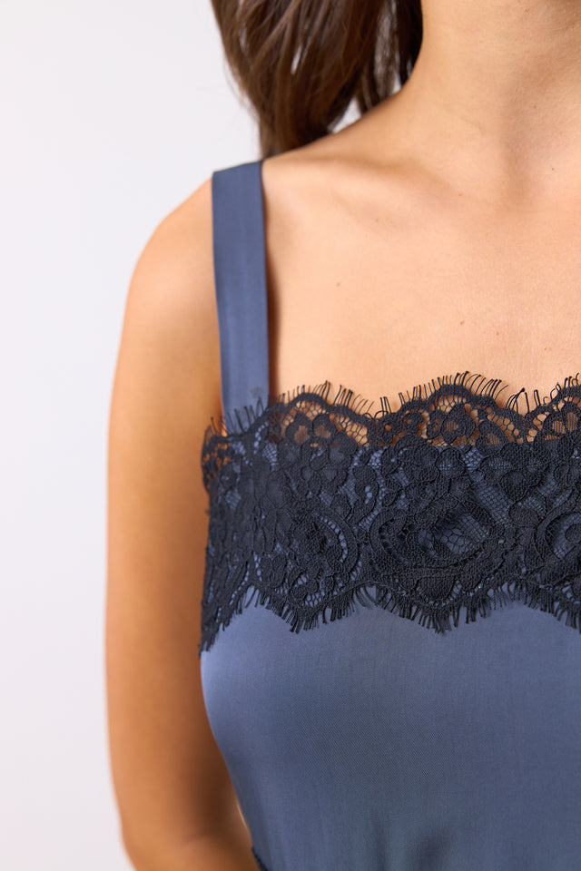 Chantilly slip dress
