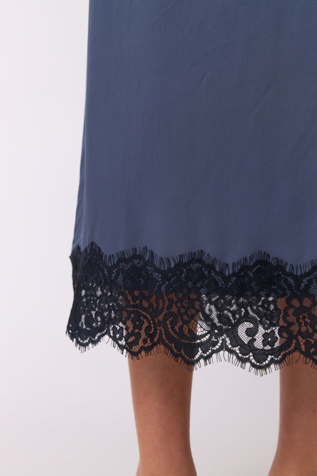 Chantilly slip dress