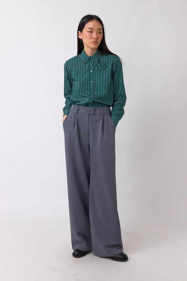 Spiral stripe shirt