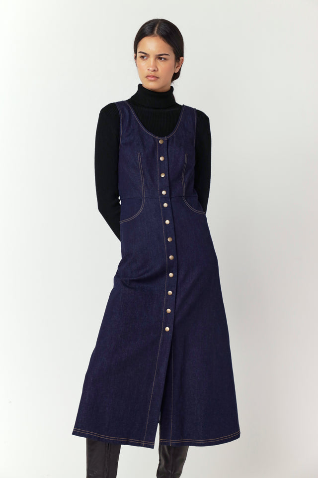 Denim dome dress