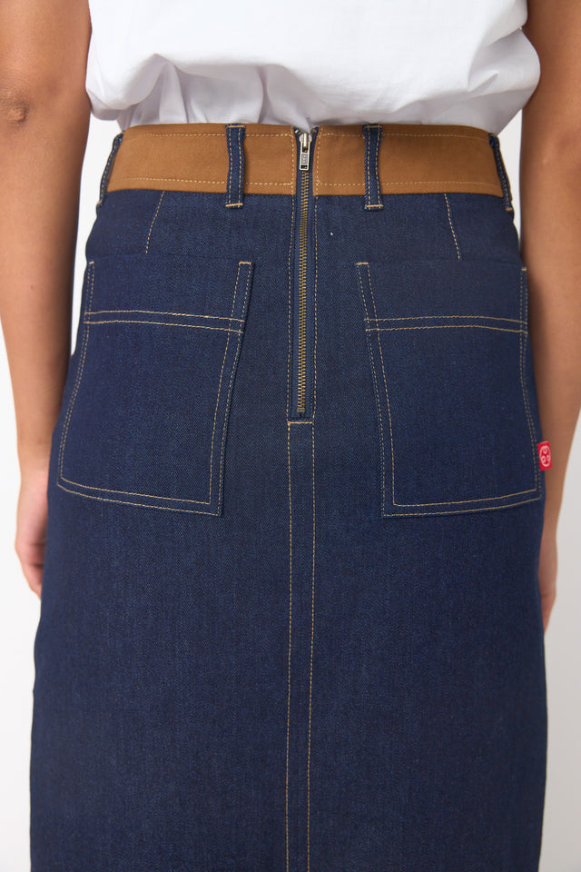Denim yard skirt