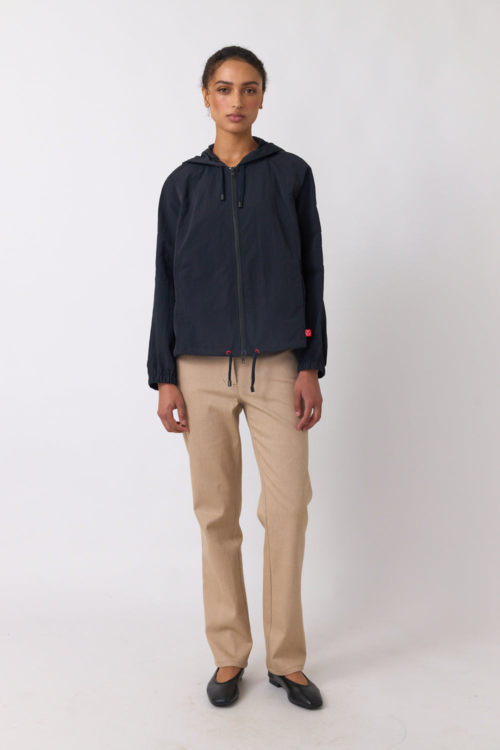 Denim slim leg trouser