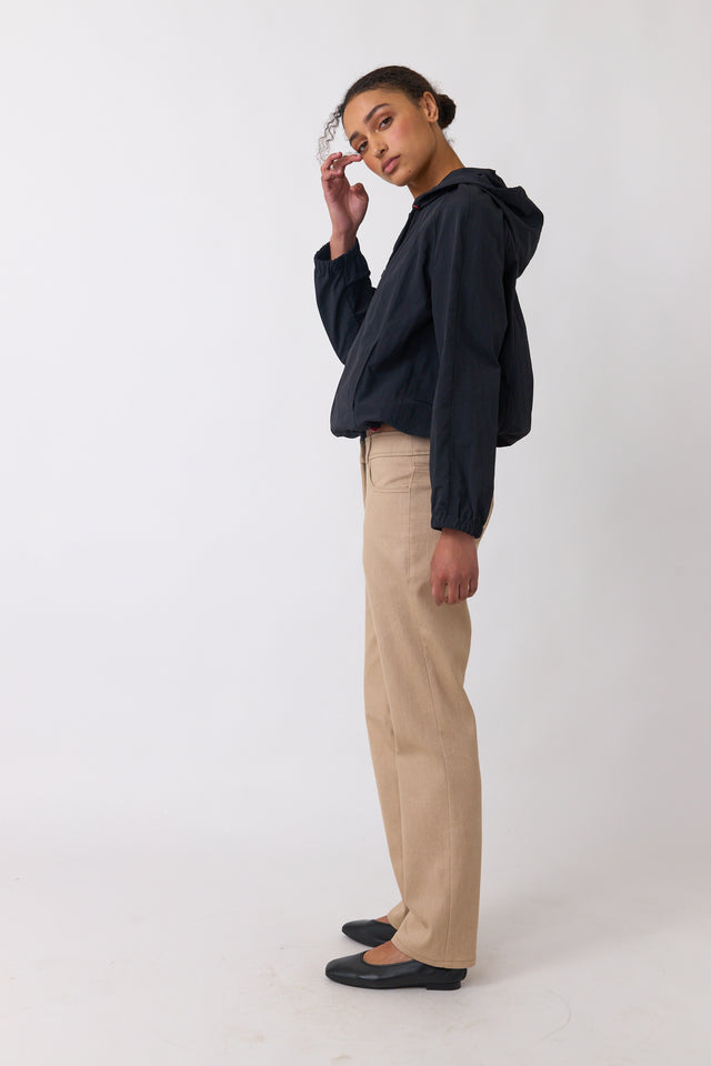 Denim slim leg trouser
