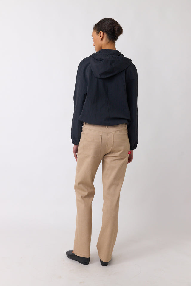 Denim slim leg trouser