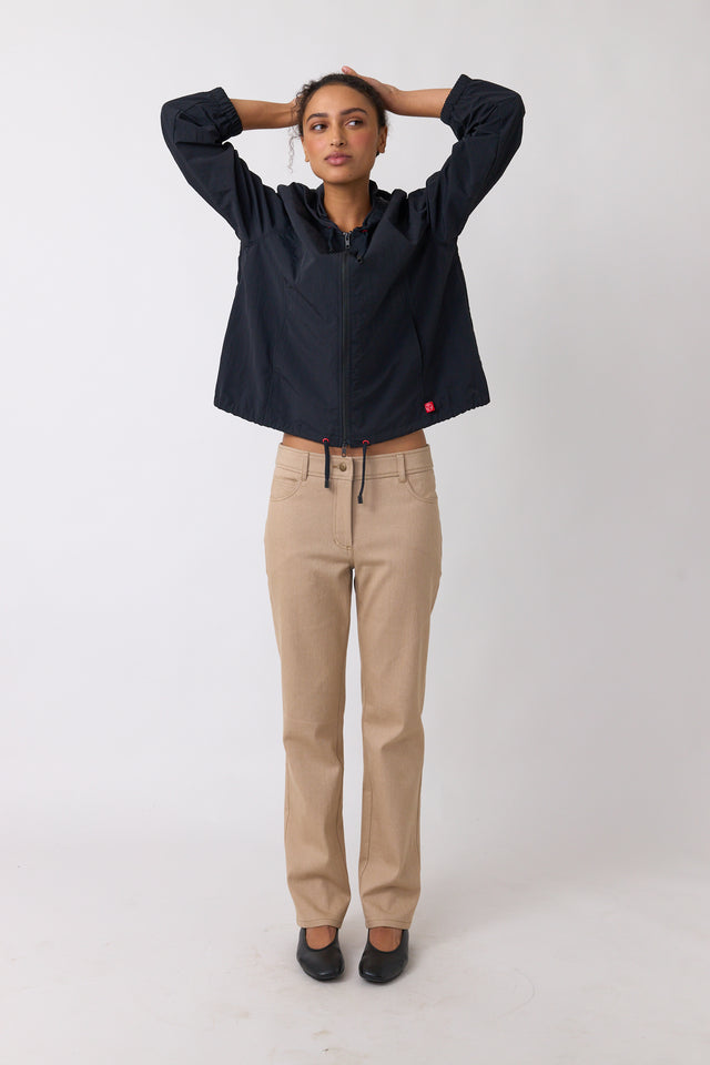 Denim slim leg trouser