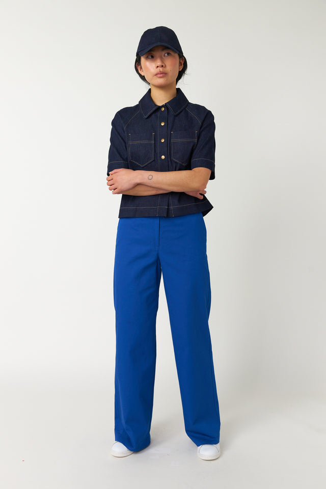 Workwear wide leg pant