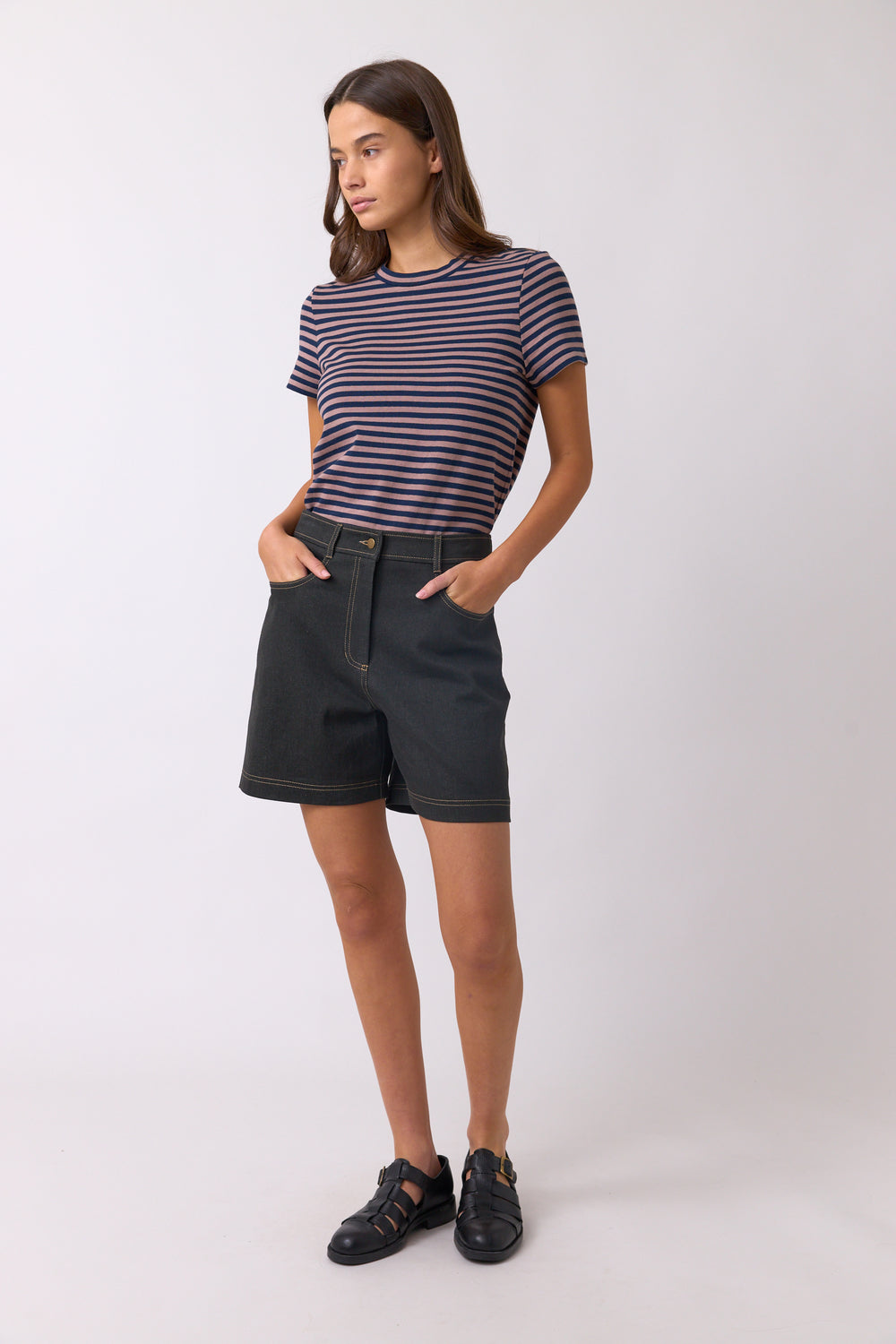 Denim summer short