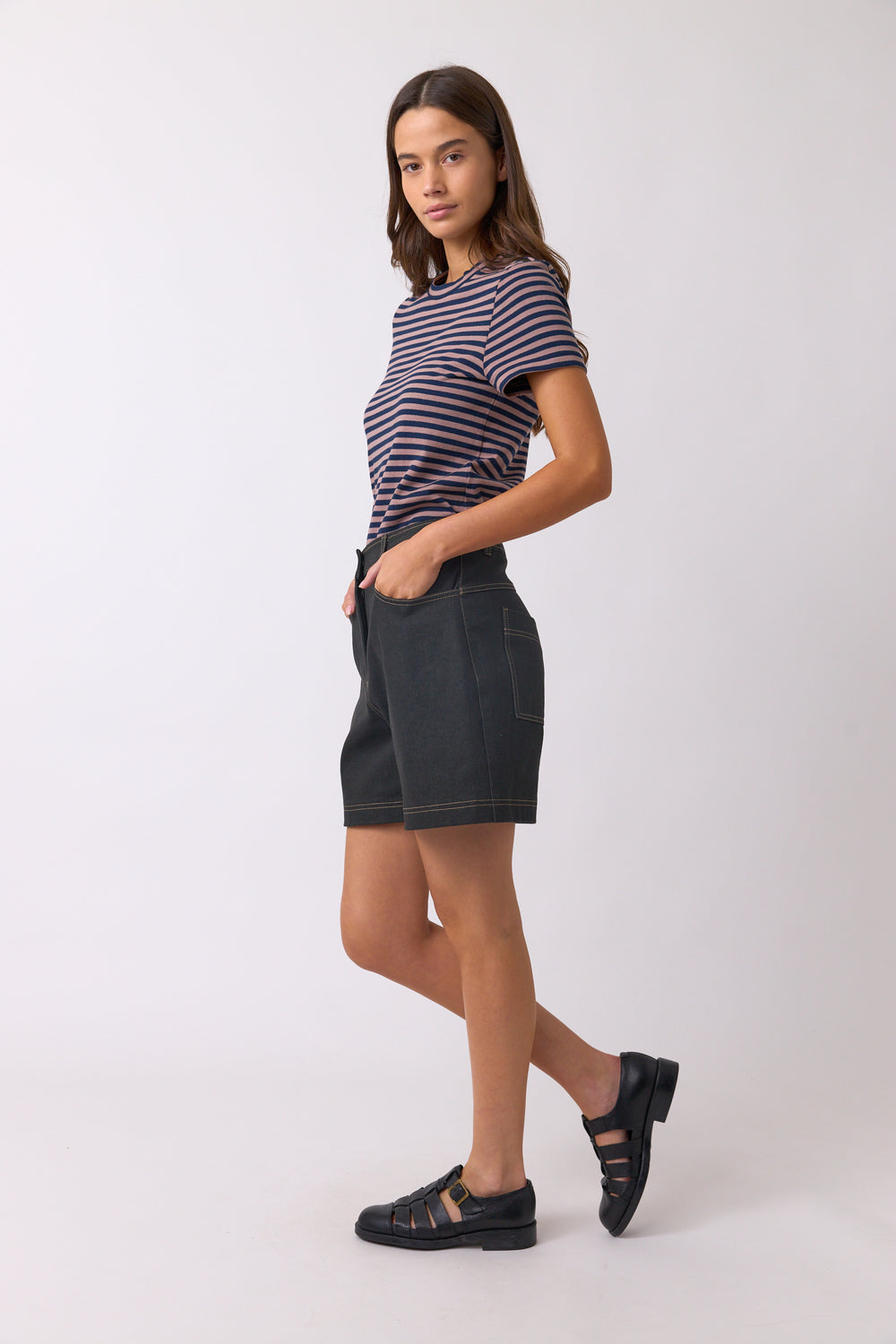 Denim summer short