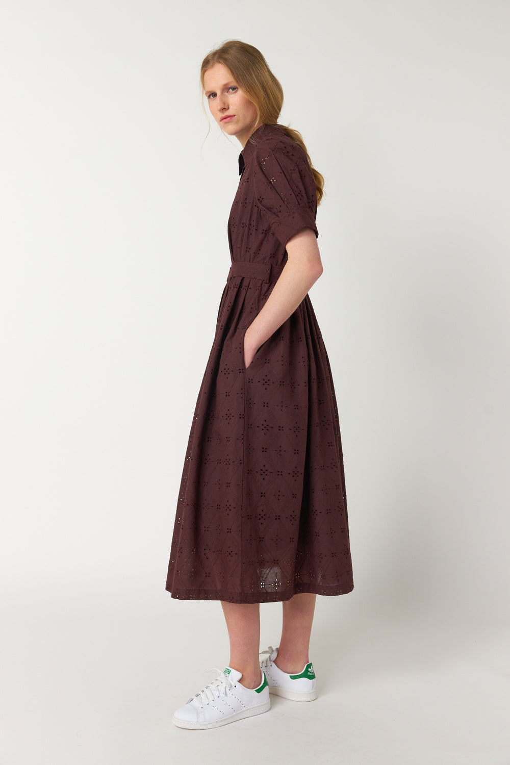 Diamond shirt dress