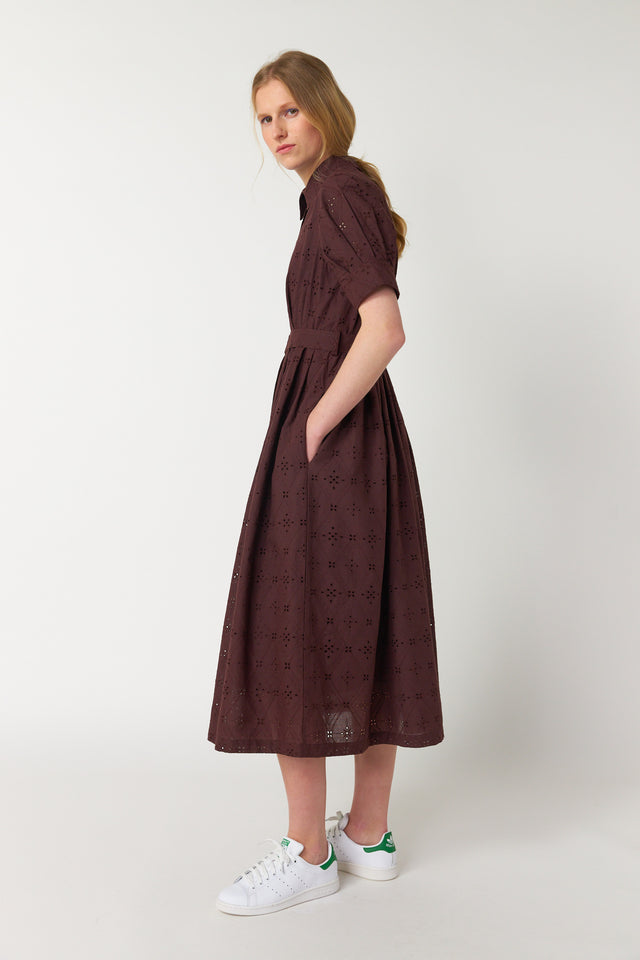 Diamond shirt dress