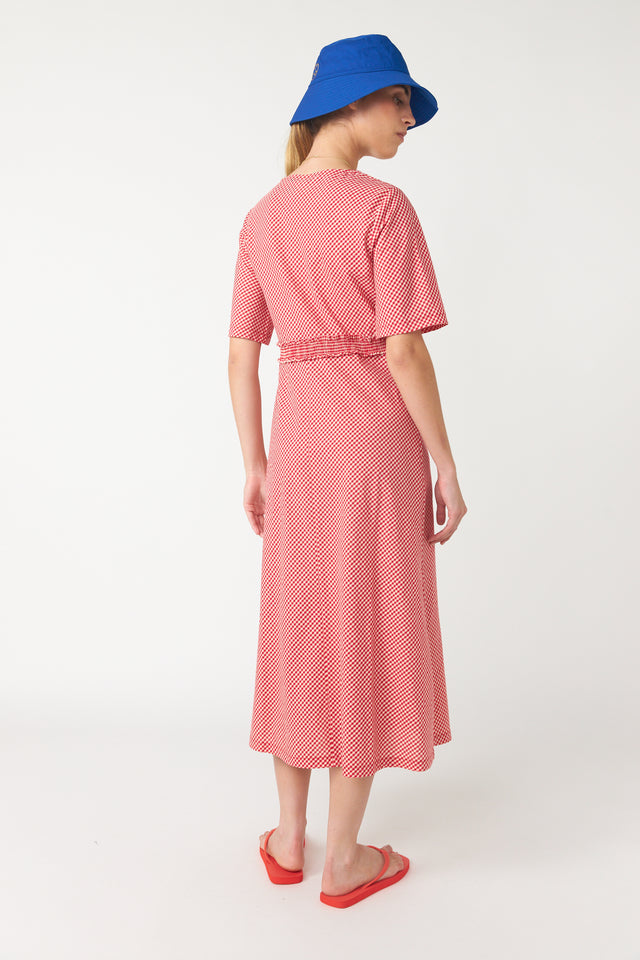Mini check dress