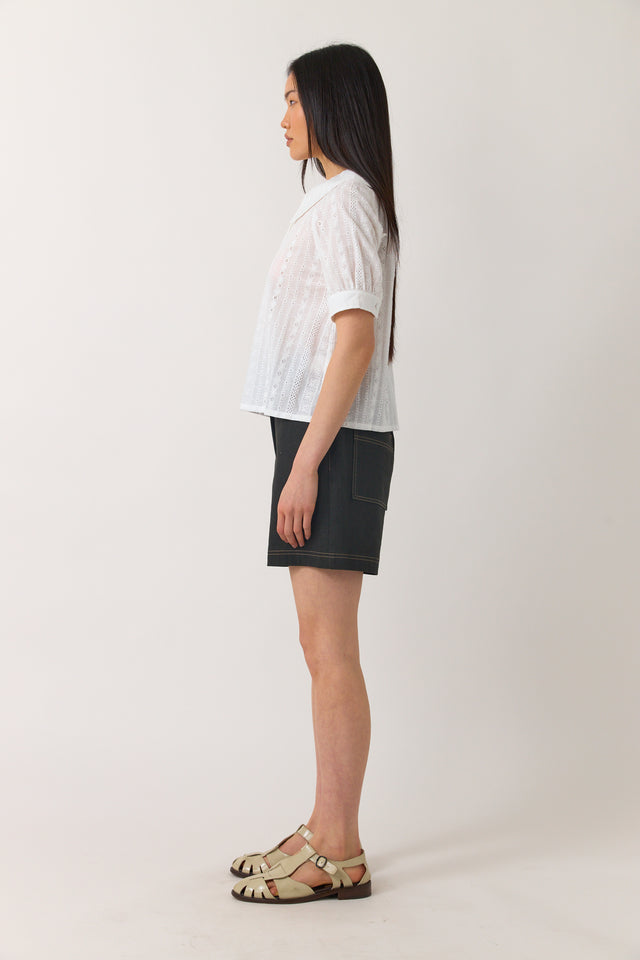 Forget-me-not blouse