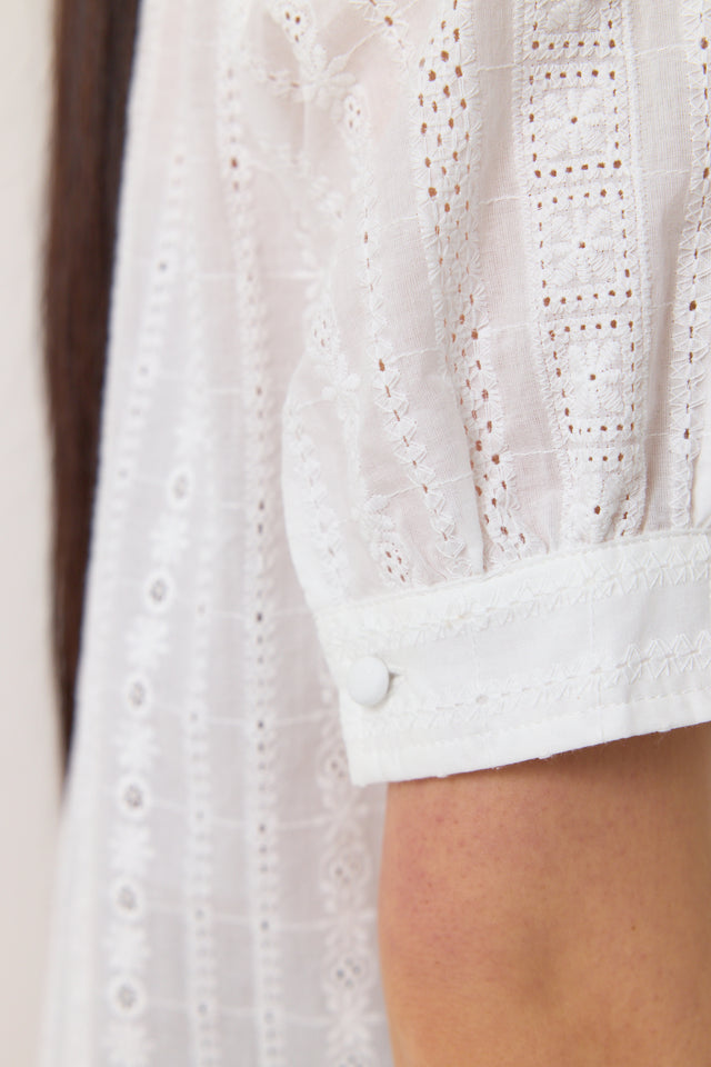 Forget-me-not blouse