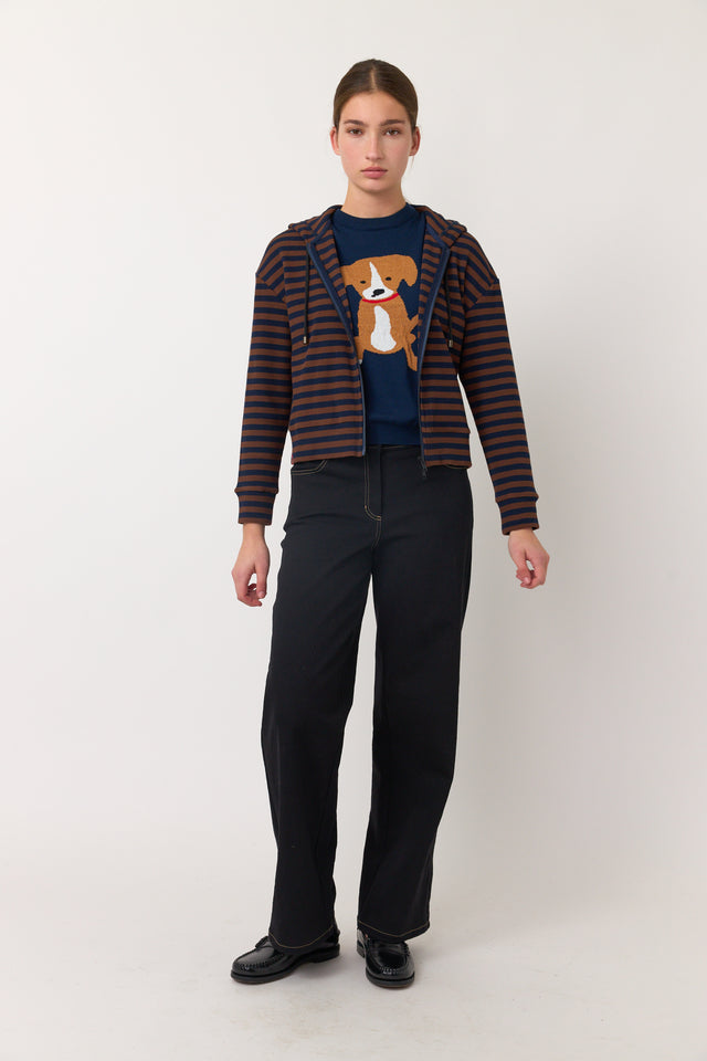 Stripey hoodie