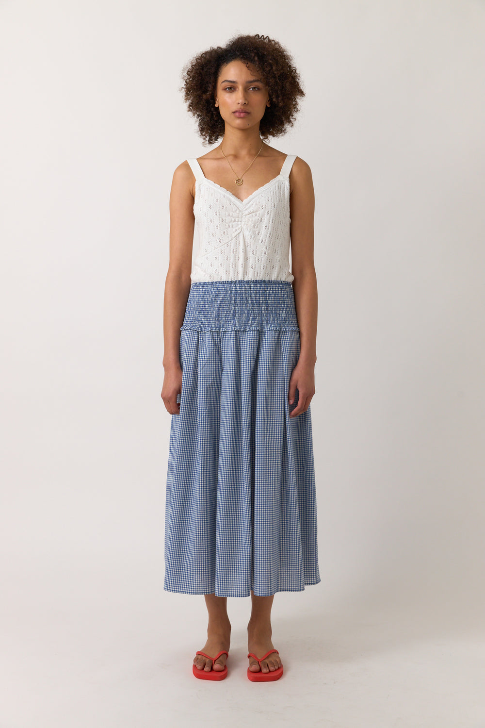 Gingham skirt