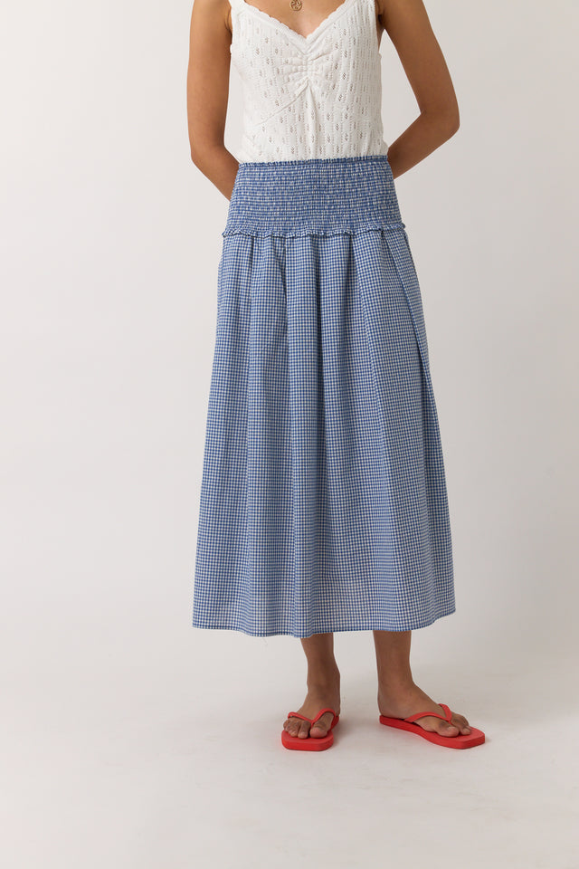 Gingham skirt