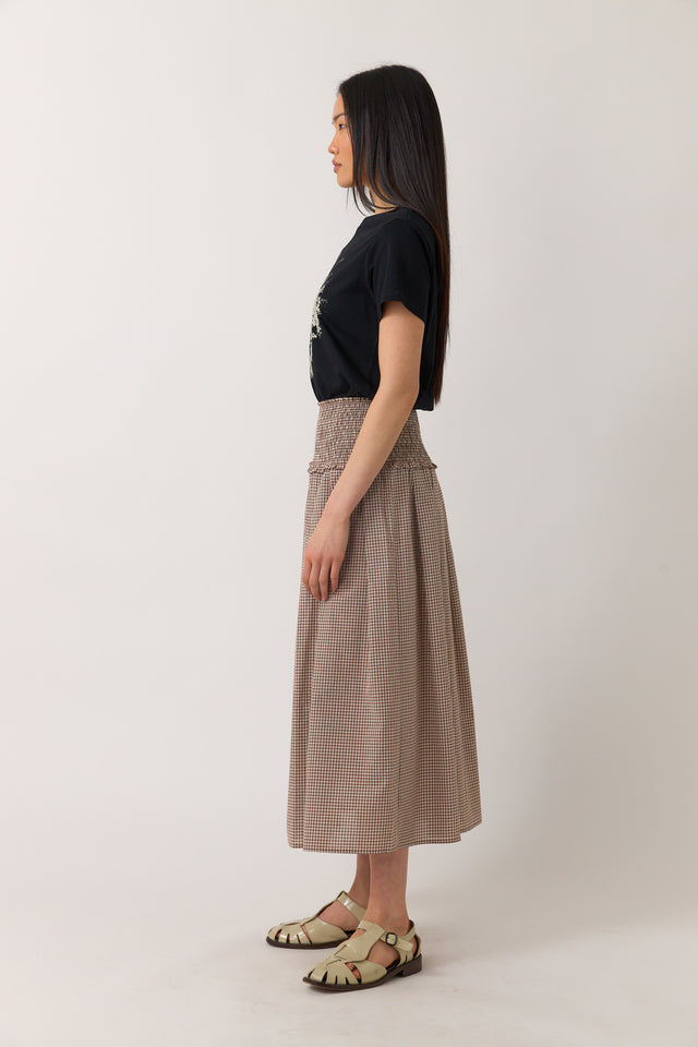 Gingham skirt