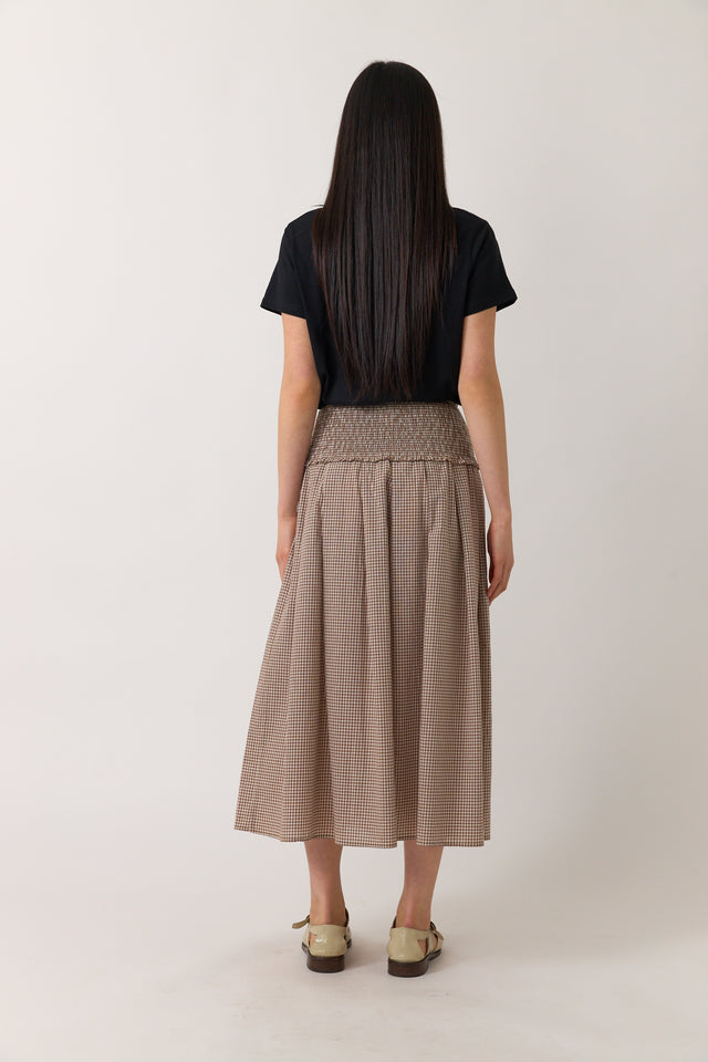 Gingham skirt