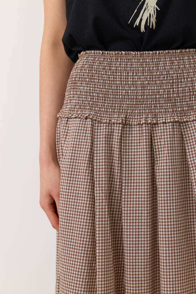 Gingham skirt
