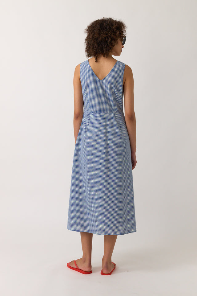 Gingham sun dress