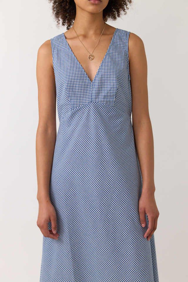 Gingham sun dress