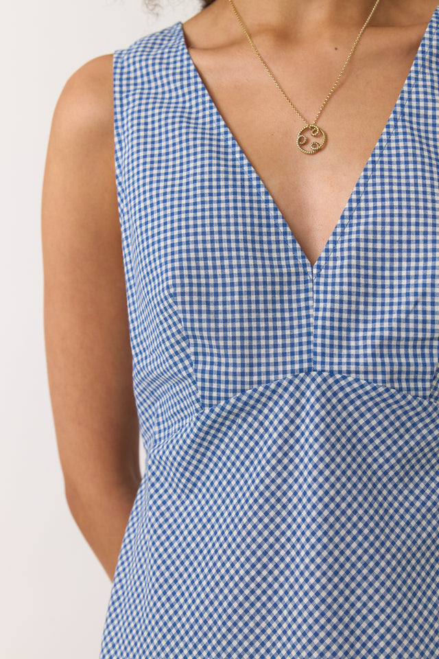 Gingham sun dress