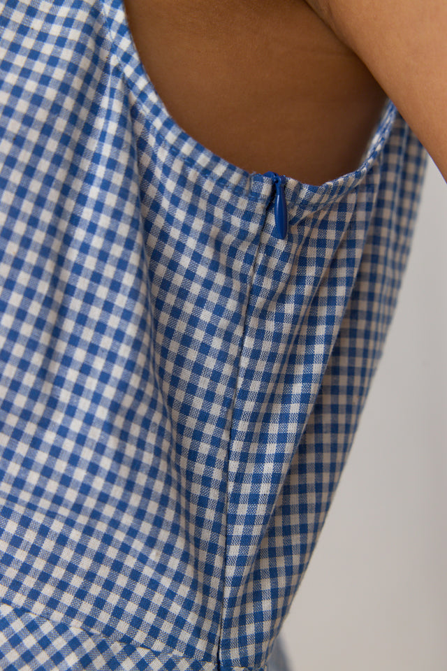 Gingham sun dress