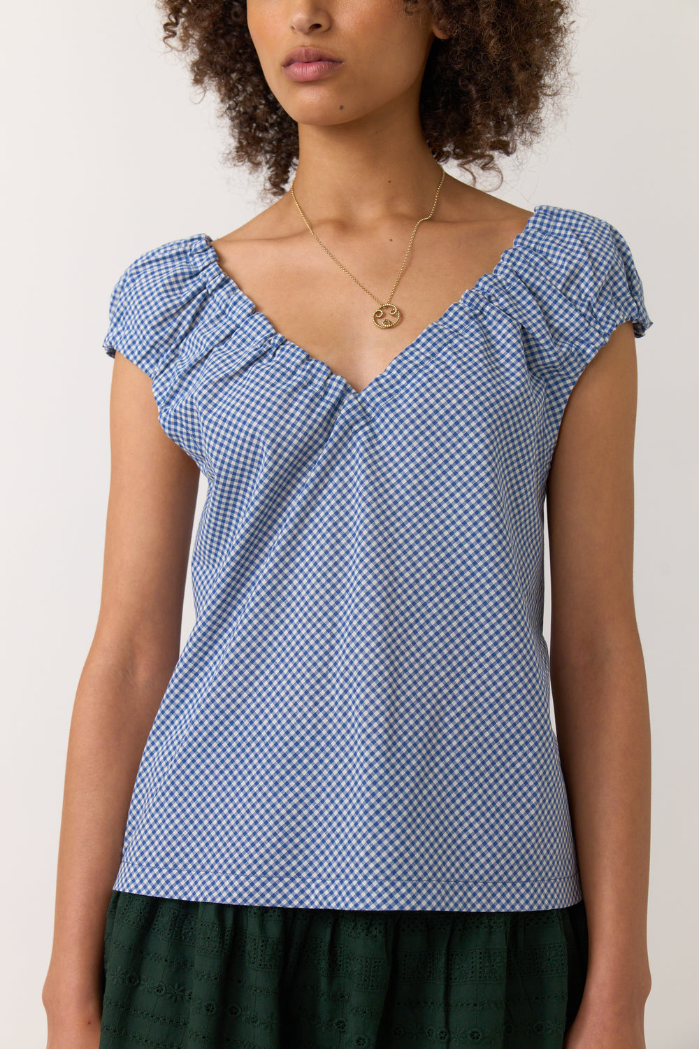 Gingham top