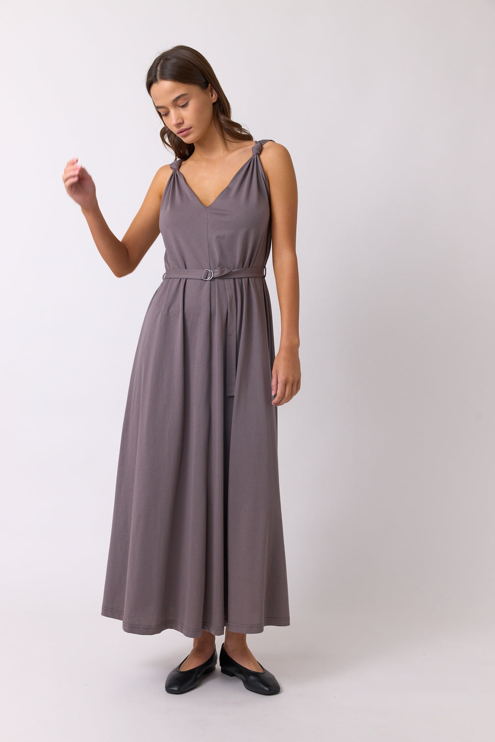 Knotted swing dress