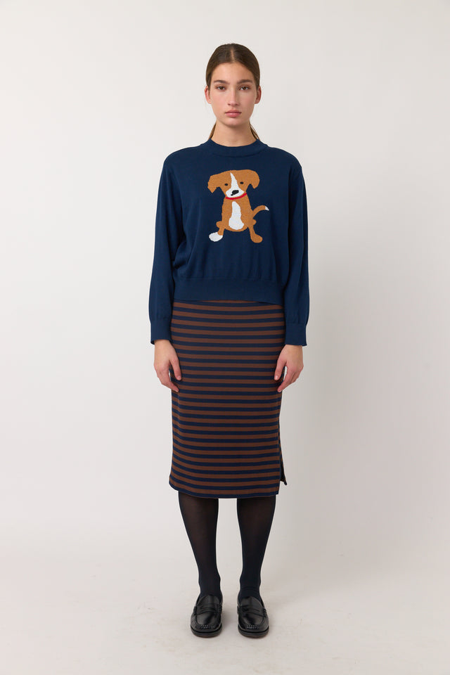 Stripey skirt