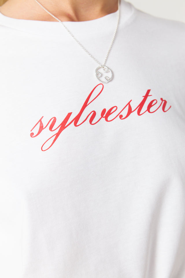 Sylvester script t-shirt