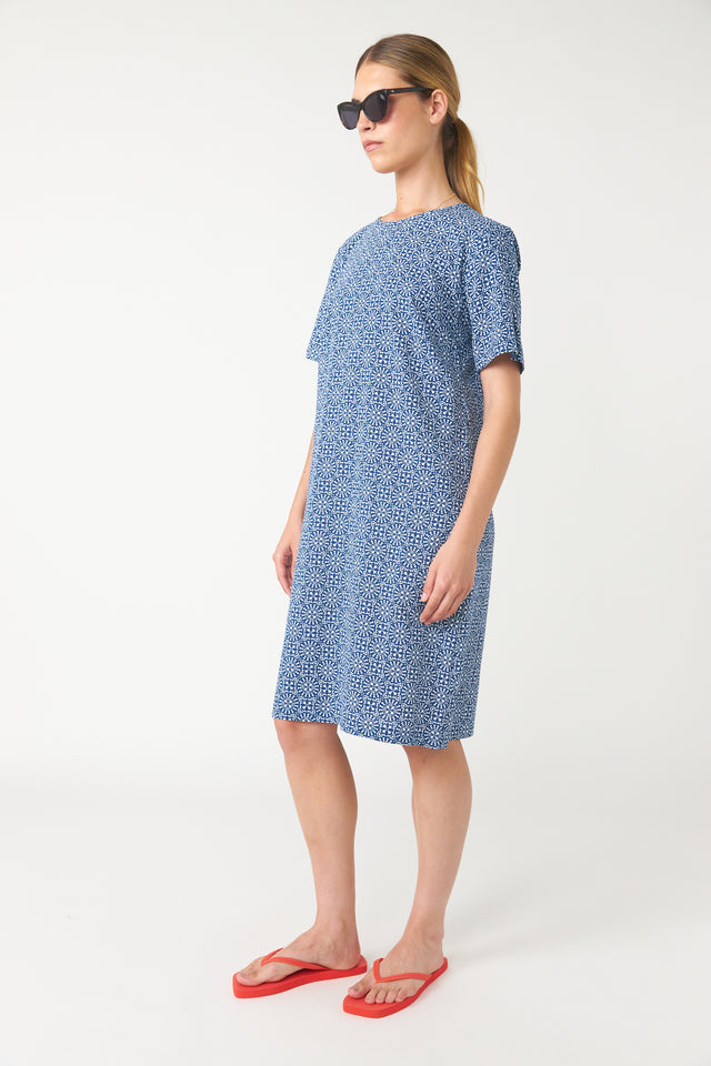 Mosaic shift dress