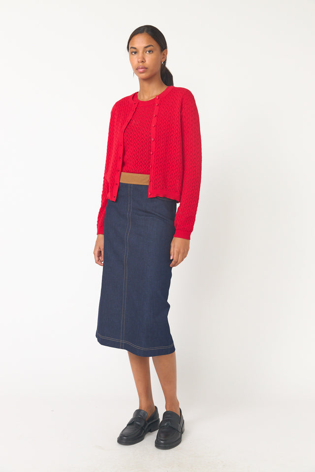 Parquet cardigan