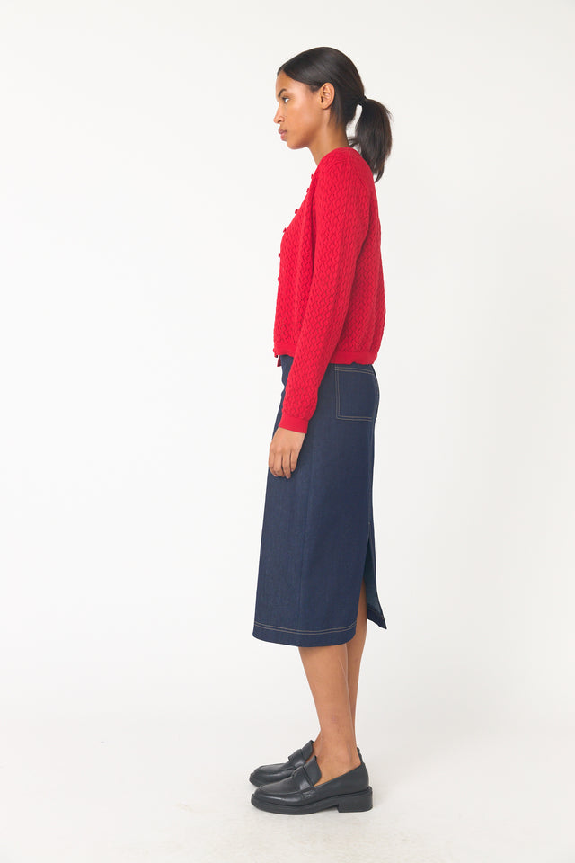 Parquet cardigan