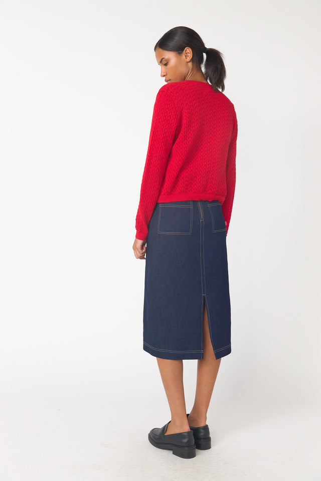 Parquet cardigan