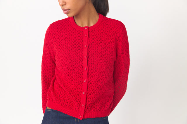 Parquet cardigan