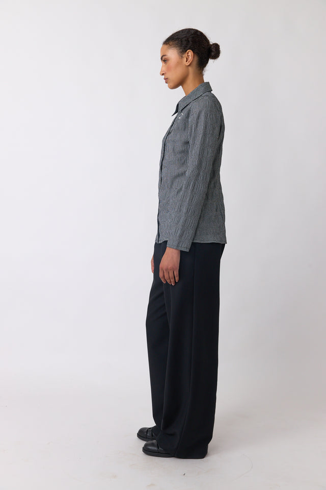 Petite check shirt
