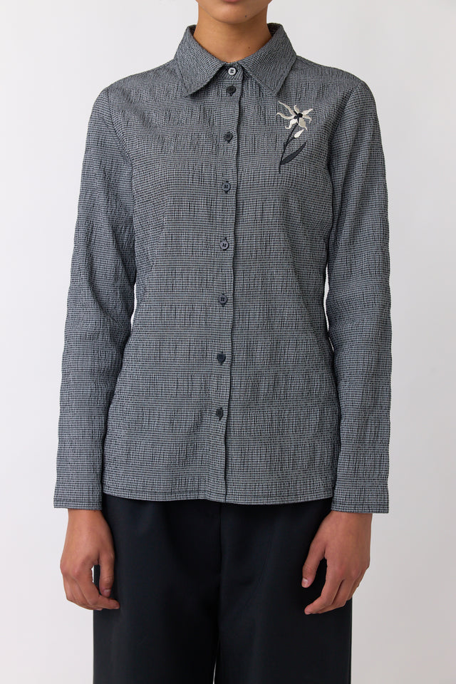 Petite check shirt
