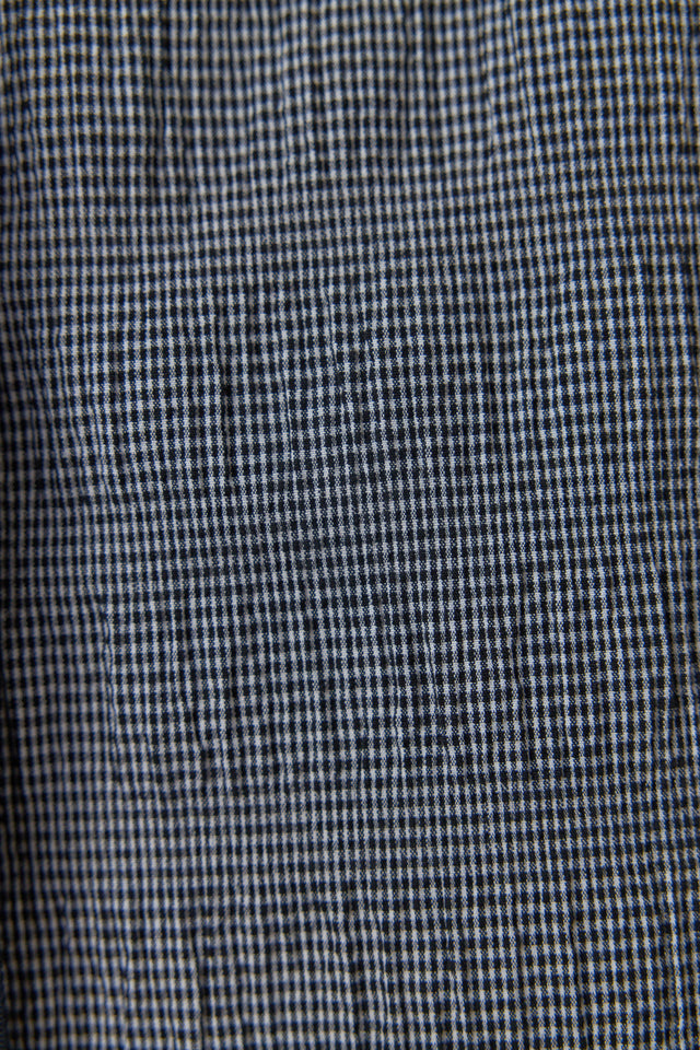 Petite check shirt dress