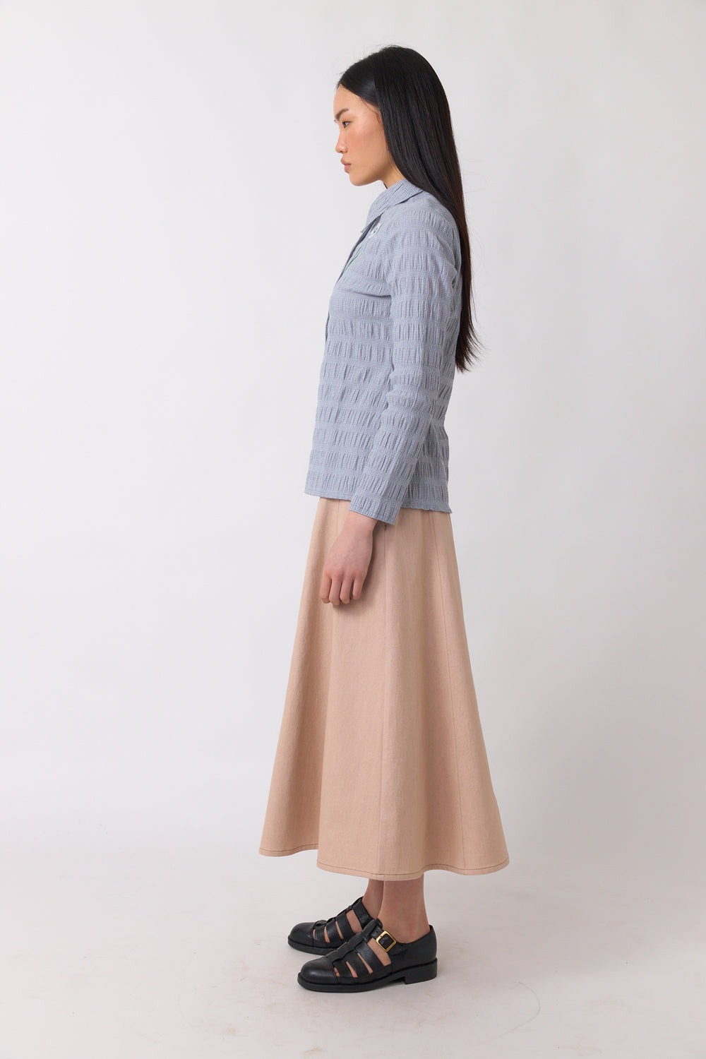 Petite check shirt