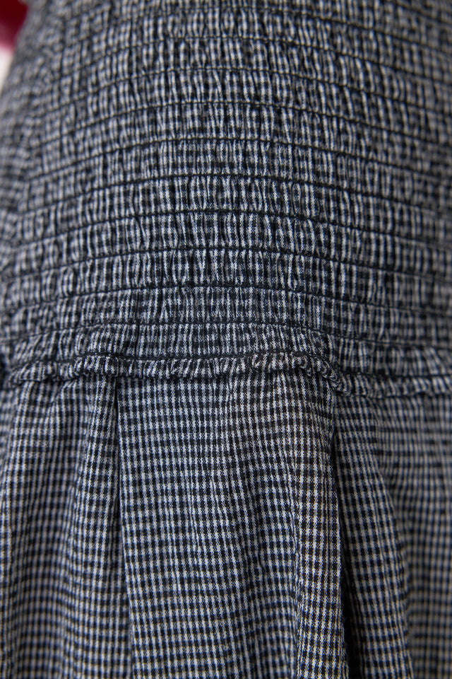 Petite check skirt