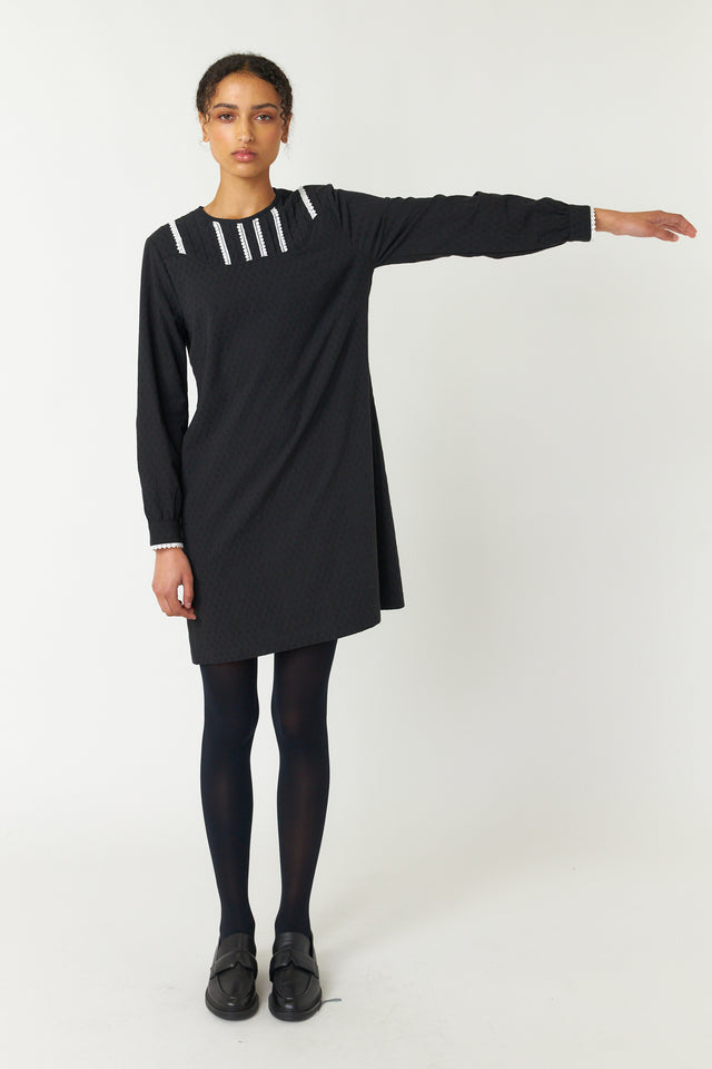 Pintucked dress